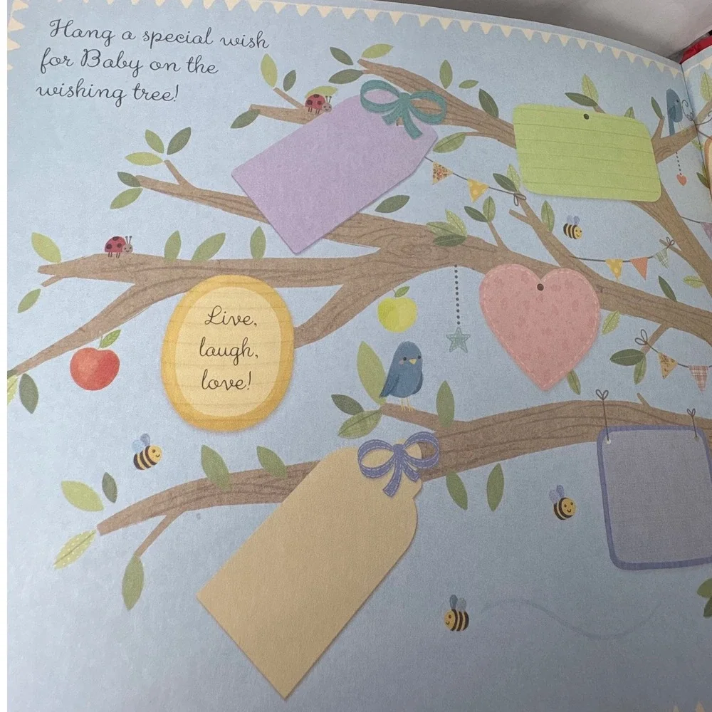 Wishes For Baby Tiger Tales Keepsake Memory Book Baby‎ Shower Gift New Mom